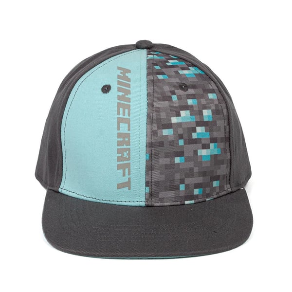Minecraft Childrens/Kids Diamond Snapback Cap