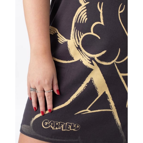 Garfield Oversized T-shirt-kjole til kvinder/damer