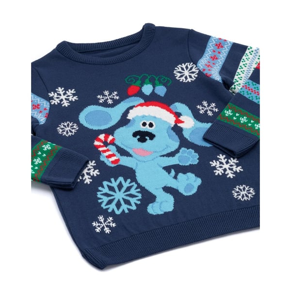 Blue´s Clues & You! Childrens/Kids Knitted Christmas Jumper
