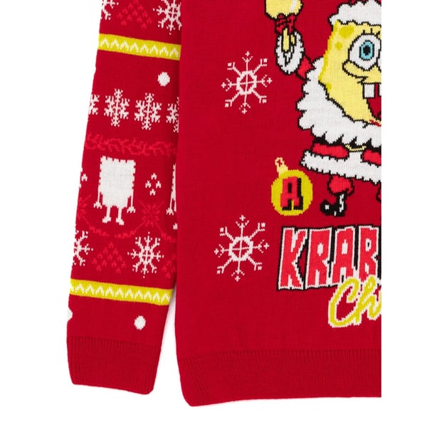 SpongeBob SquarePants Childrens/Kids Knitted Christmas Jumper