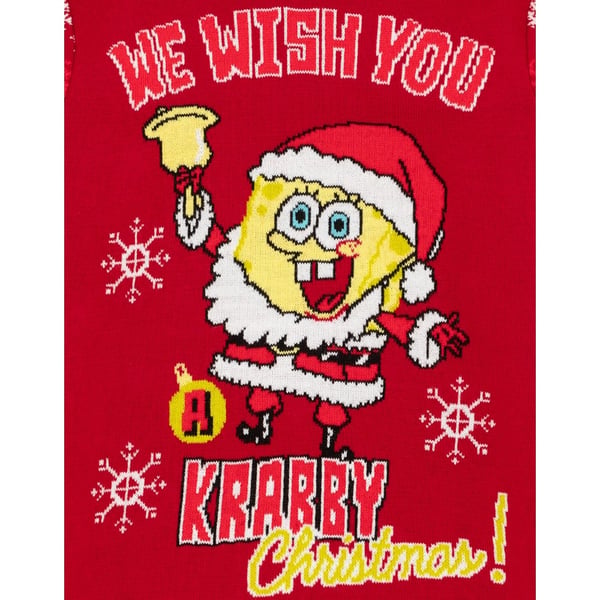 SpongeBob SquarePants Childrens/Kids Knitted Christmas Jumper