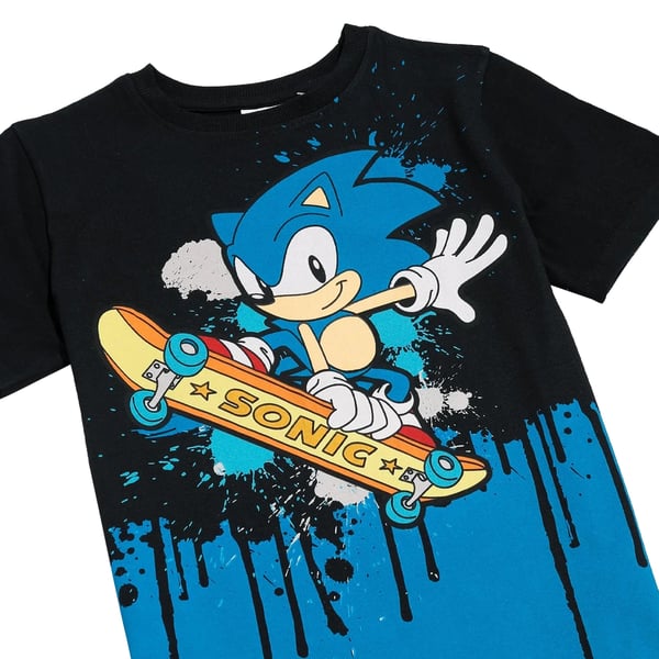 Sonic The Hedgehog Skateboard T-shirt til børn/børn