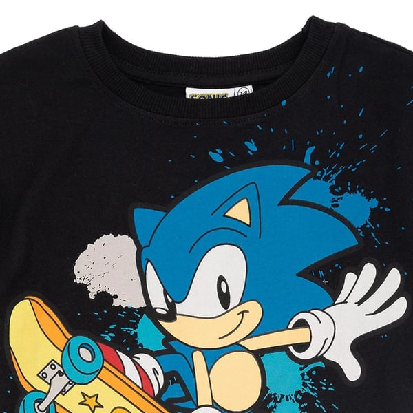 Sonic The Hedgehog Skateboard T-shirt til børn/børn