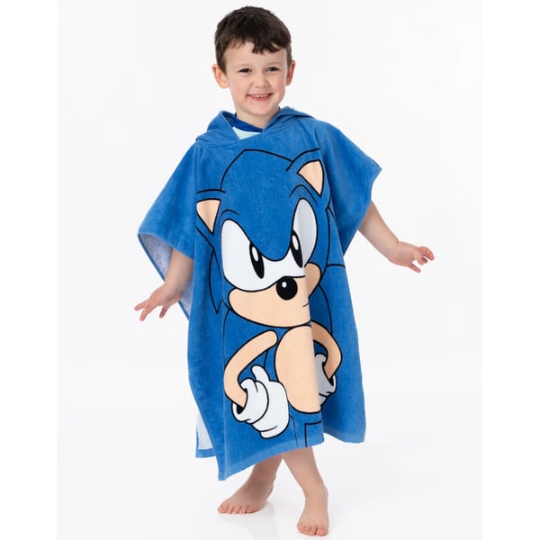Sonic The Hedgehog Poncho til børn/børn
