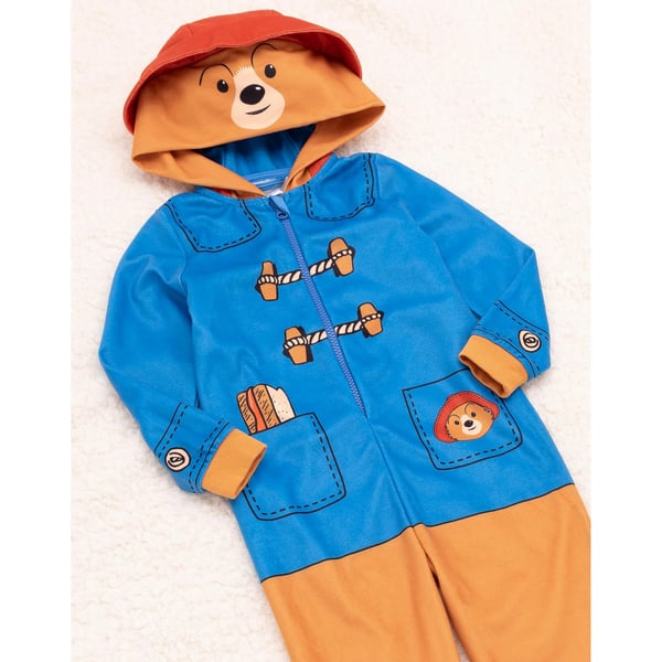 Paddington Bear Childrens/Kids 3D Hooded Jumpsuit