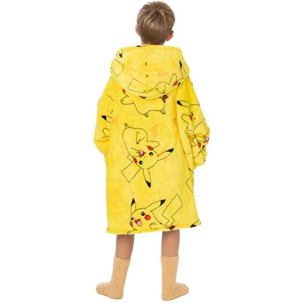 Pokemon Childrens/Kids Pikachu Oversized Hoodie Blanket