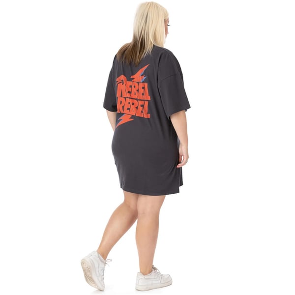 David Bowie Oversized T-shirt-kjole til kvinder/damer