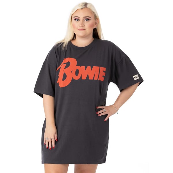 David Bowie Womens/Ladies Oversized T-Shirt Dress