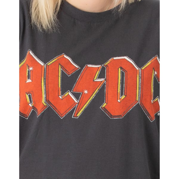 AC/DC Oversized T-shirt-kjole til kvinder/damer
