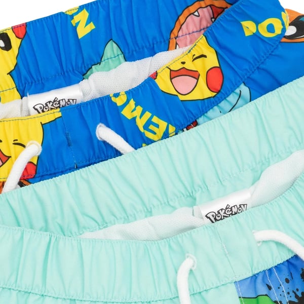 Pokemon Boys Swim Shorts (Pack of 2)