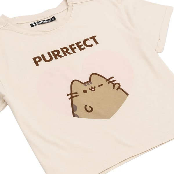 Pusheen Womens/Ladies Purfect Cat Crop Top