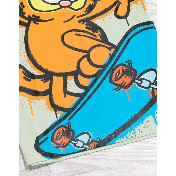 Garfield Skateboard T-shirt til børn/børn