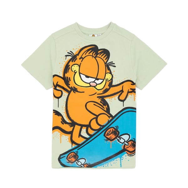 Garfield Skateboard T-shirt til børn/børn