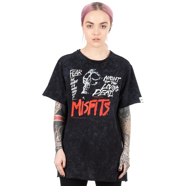 Misfits Unisex T-shirt til voksne med nat af de levende døde