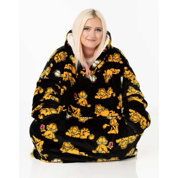 Garfield Unisex aikuisten ylisuuri hupparihuopa