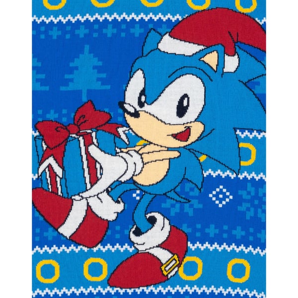Sonic The Hedgehog Unisex Adult Knitted Christmas Jumper