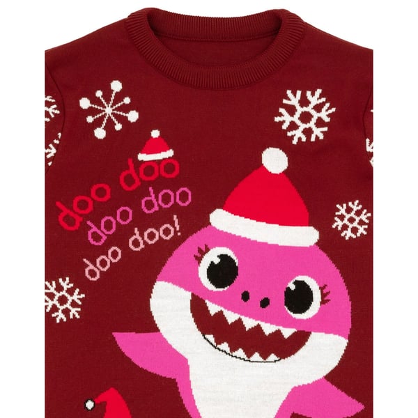 Baby Shark Dame/kvinder Mummy Shark julepullover til kvinder/damer