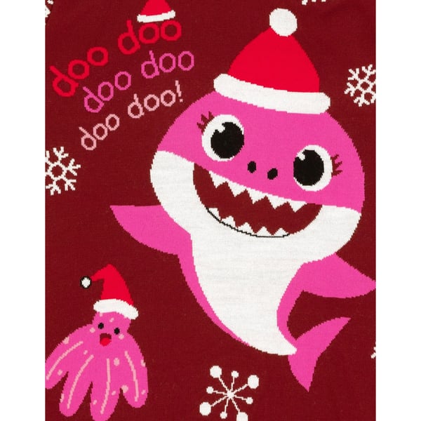 Baby Shark Dame/kvinder Mummy Shark julepullover til kvinder/damer