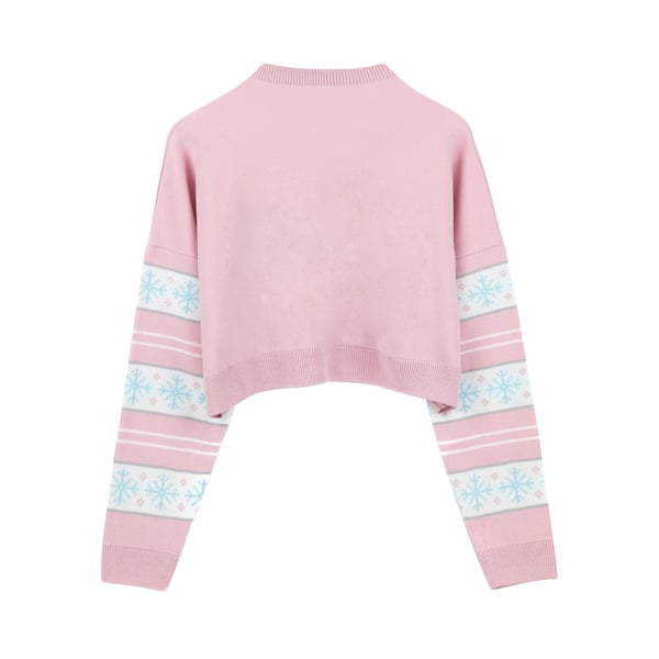 Barbie Womens/Ladies Logo Cropped Jumper