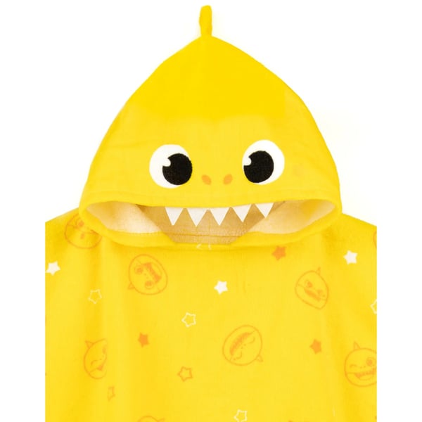 Baby Shark Childrens/Kids Repeat Print Hooded Towel