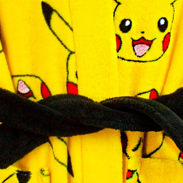 Pokemon Childrens/Kids Pikachu Front Pocket Robe