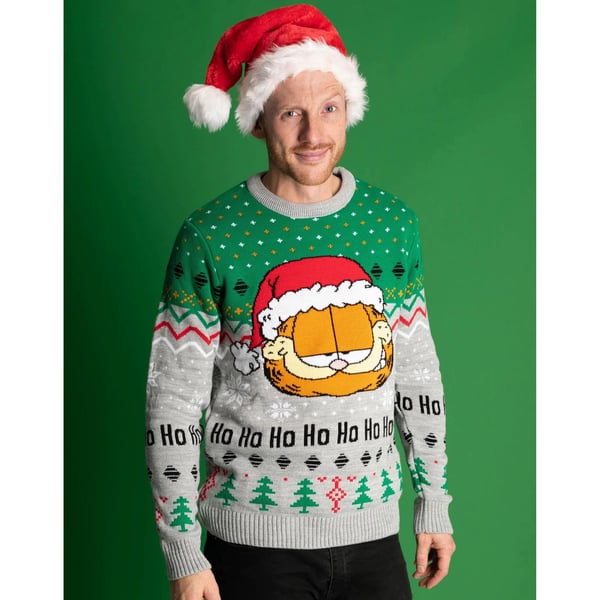 Garfield Unisex Adult Knitted Christmas Jumper
