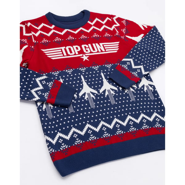 Top Gun Strikket julepullover til mænd