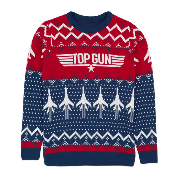 Top Gun Strikket julepullover til mænd