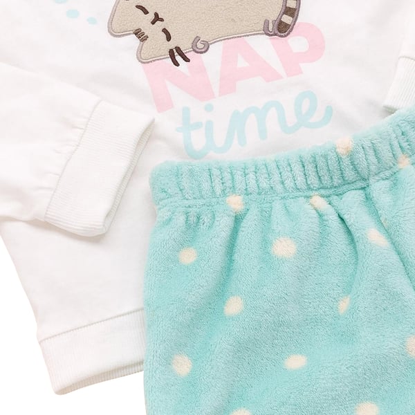 Pusheen Pyjamasæt i fleece til piger