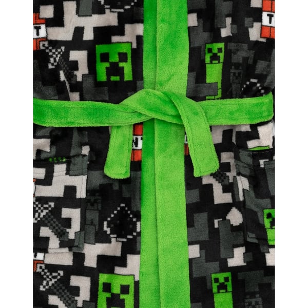 Minecraft Drenge Creeper TNT morgenkåbe til drenge