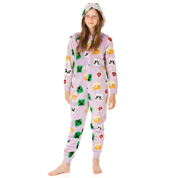 Minecraft Girls All-Over Print Sleepsuit