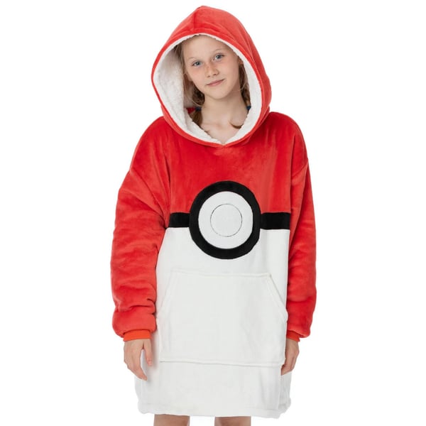 Pokemon Childrens/Kids Oversized Hoodie Blanket