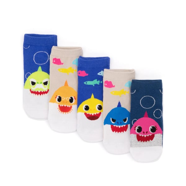 Baby Shark Childrens/Kids Socks (Pack Of 5)