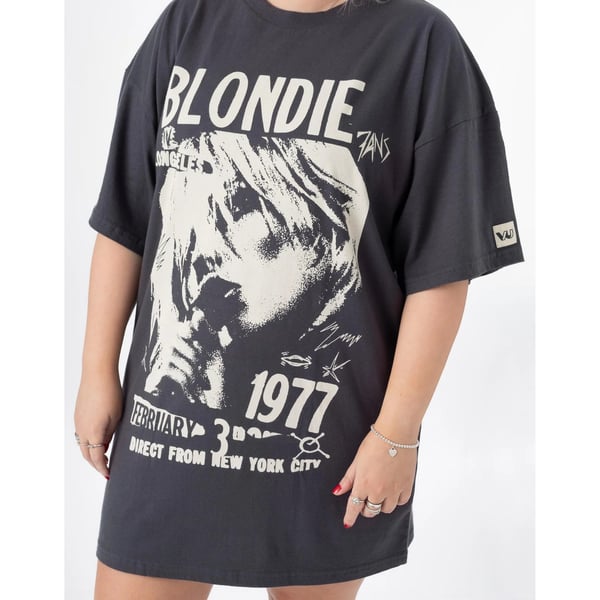 Blondie Oversized T-shirt-kjole til kvinder/damer