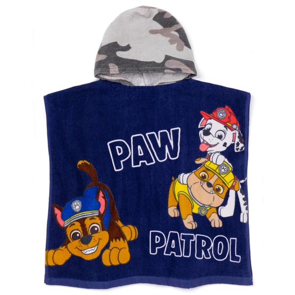 Paw Patrol Barn/Kids Kamouflage Handduk med Huva