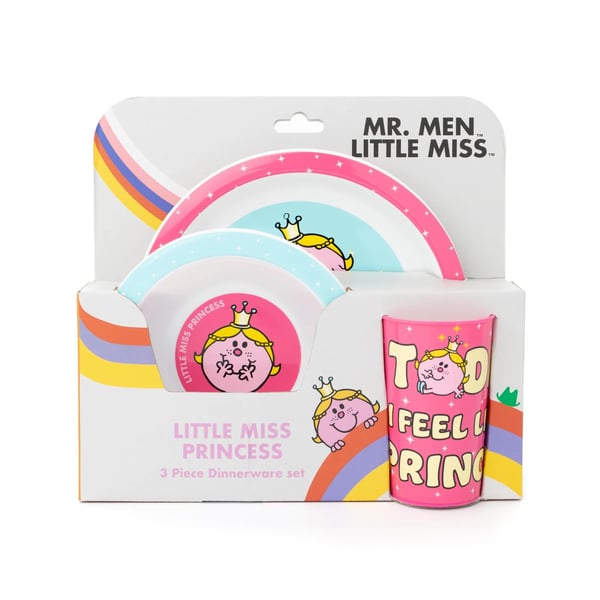 Mr Men Little Miss Princess Tableware Set (Pack of 5)