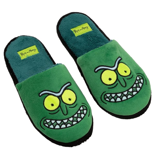 Rick And Morty Pickle Rick-tøfler til mænd