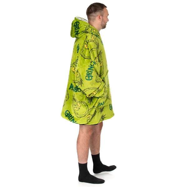 The Grinch Unisex Adult Oversized Hoodie Blanket
