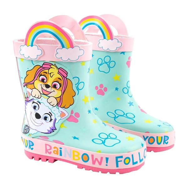 Paw Patrol Childrens/Kids Skye & Everest Wellington Boots