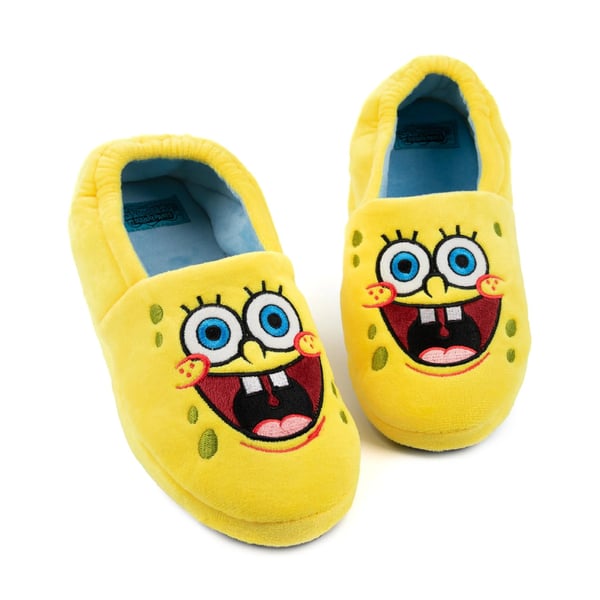 SpongeBob SquarePants Childrens/Kids Face Slippers