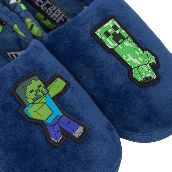 Minecraft Børne/børn Zombie Vs Creeper-tøfler