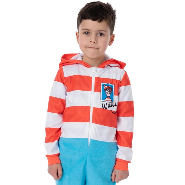 Wheres Wally? Childrens/Kids Costume Sleepsuit