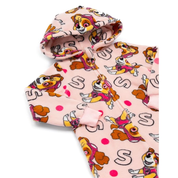 Paw Patrol Piger Skye Sleepsuit med hætte