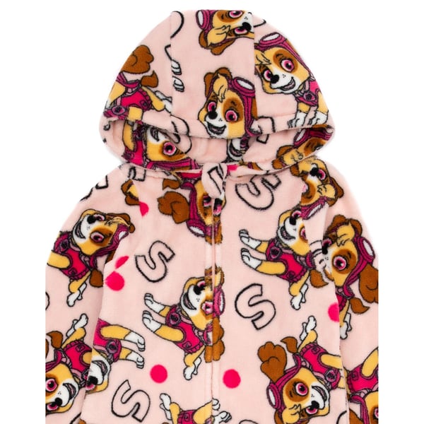 Paw Patrol Piger Skye Sleepsuit med hætte