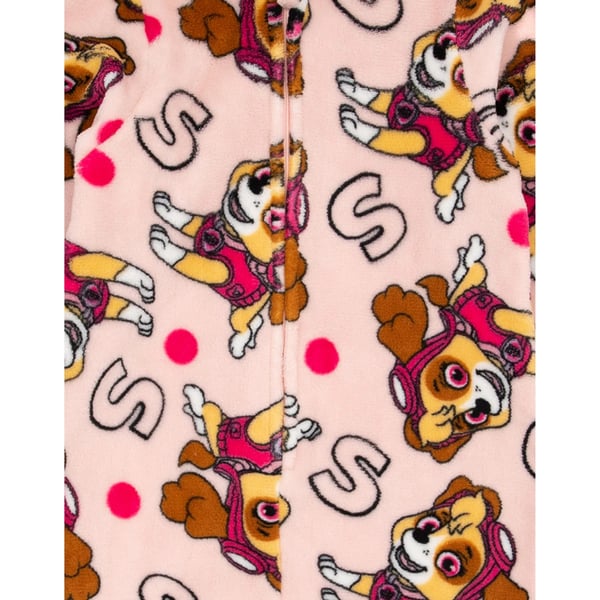 Paw Patrol Piger Skye Sleepsuit med hætte