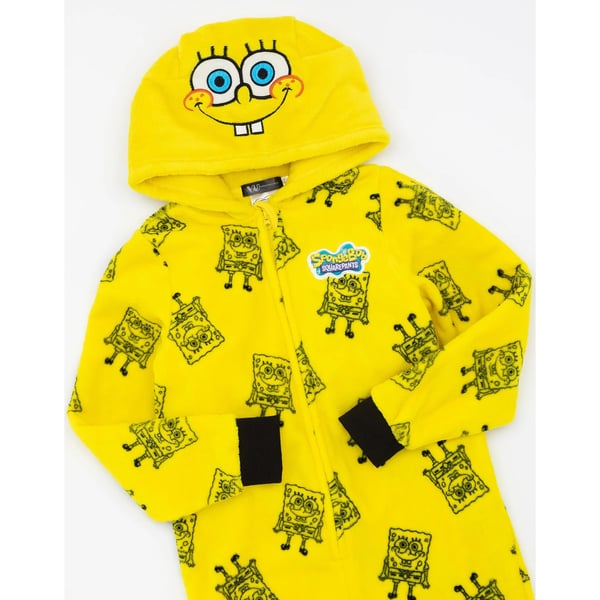 SpongeBob SquarePants Childrens/Kids Repeat Print Sleepsuit