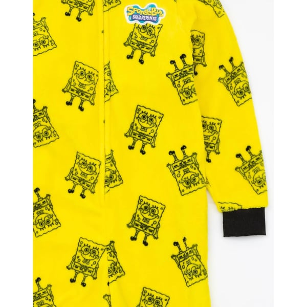 SpongeBob SquarePants Childrens/Kids Repeat Print Sleepsuit