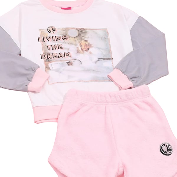 Barbie Girls Living The Dream Fleece Pyjama Set