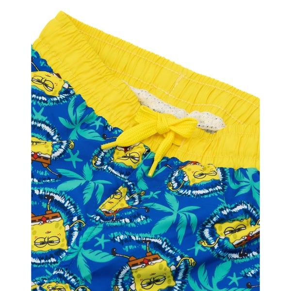 SpongeBob SquarePants Boys Repeat Print Swim Shorts