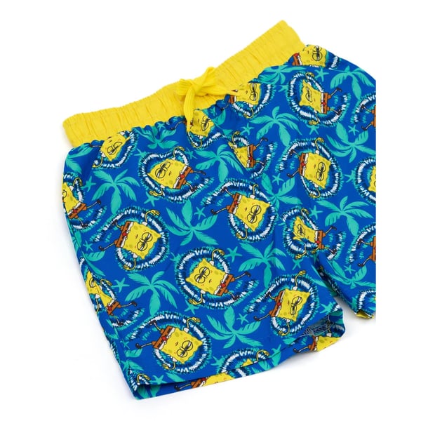 SpongeBob SquarePants Boys Repeat Print Swim Shorts